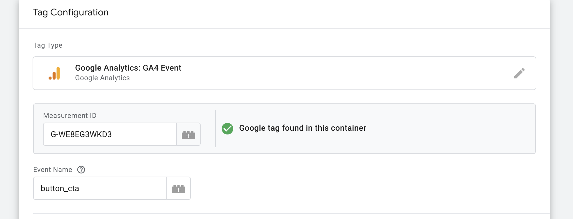 Custom events on blocks