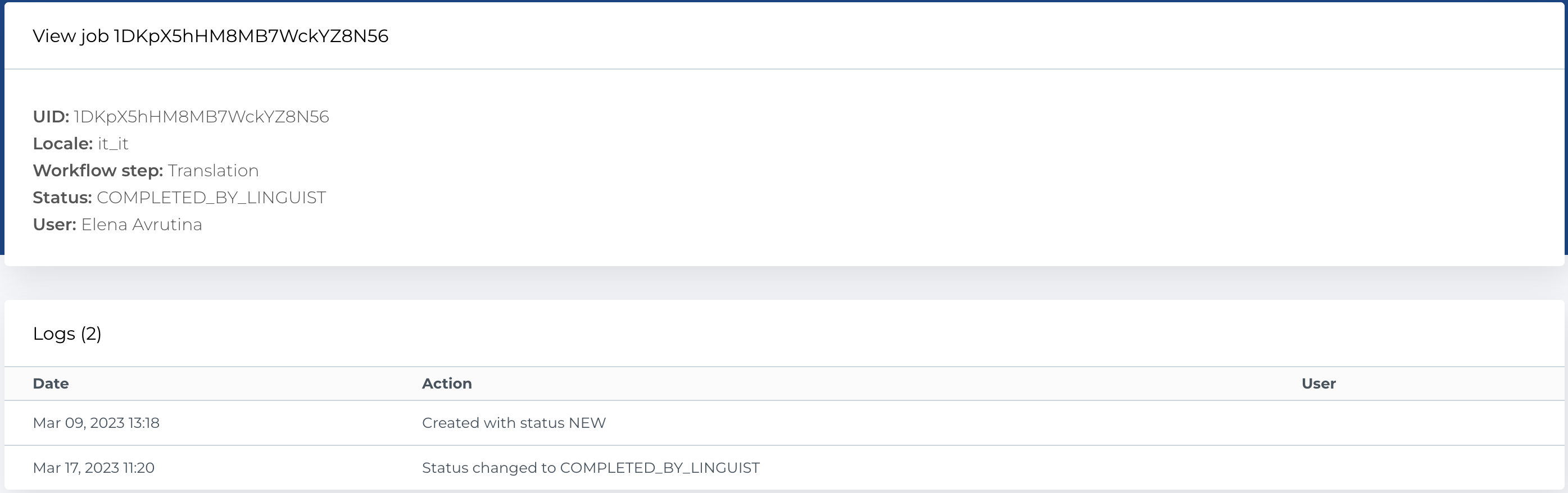 MemSource projects and jobs