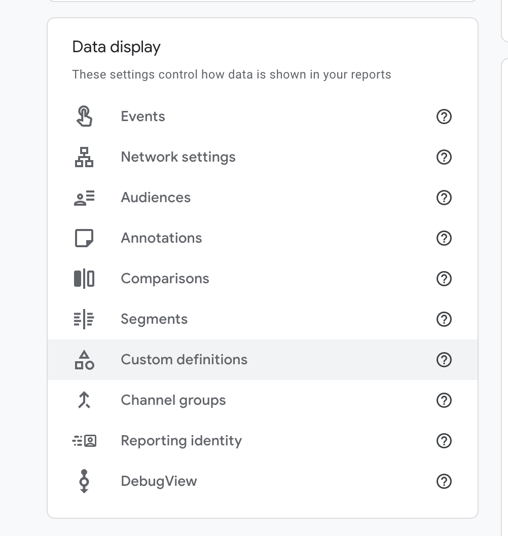 Custom events on blocks