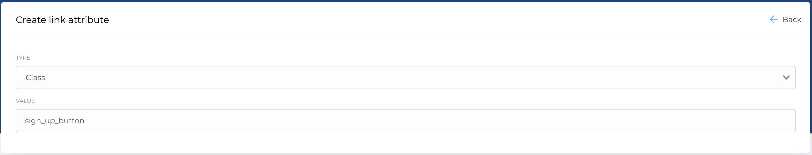 Block link attributes